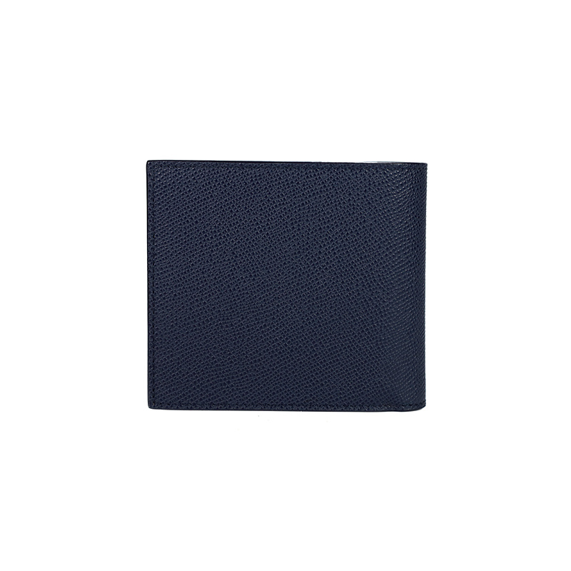 Bally Trasa Logo Plaque Bi-fold Wallet In Blue