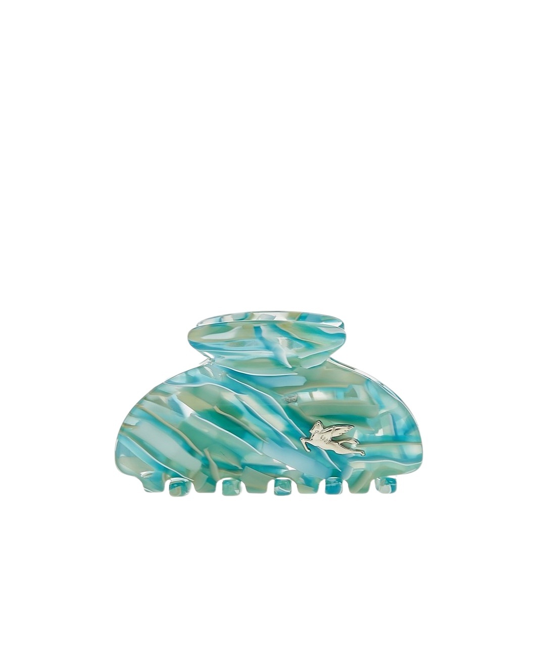Etro Logo Hair Accessories In Green
