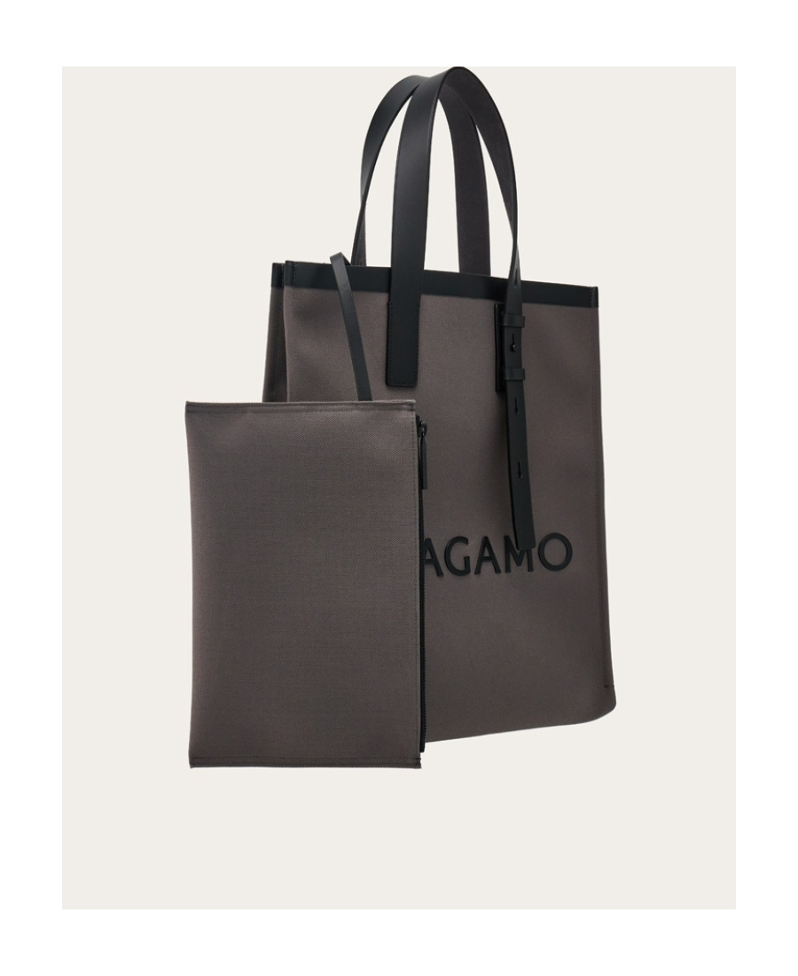 FERRAGAMO TOP DUAL-HANDLE HANDBAG