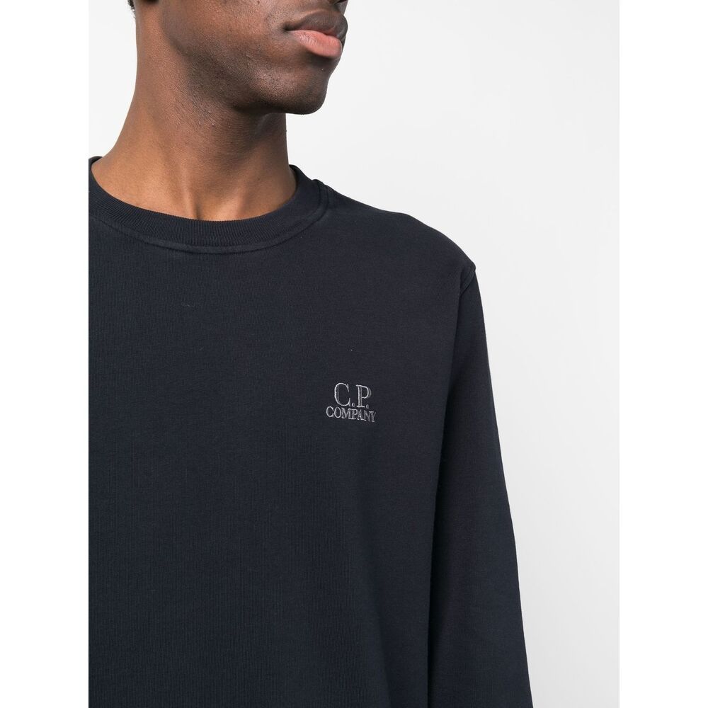 C.p. Company Lens-detail Sweatshirt In Black