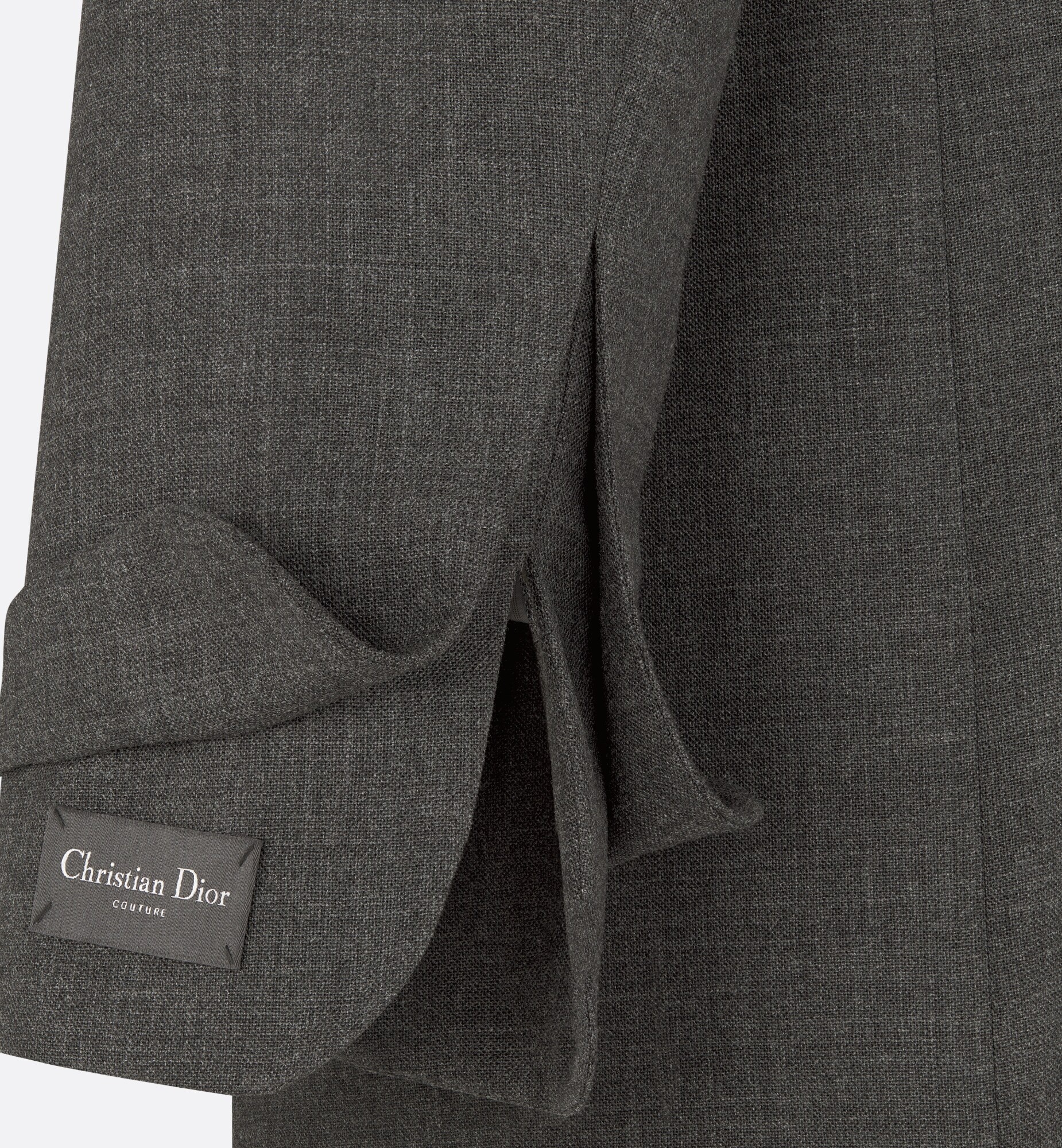 Dior Single-breasted Sheepwool Suit Coat In Black