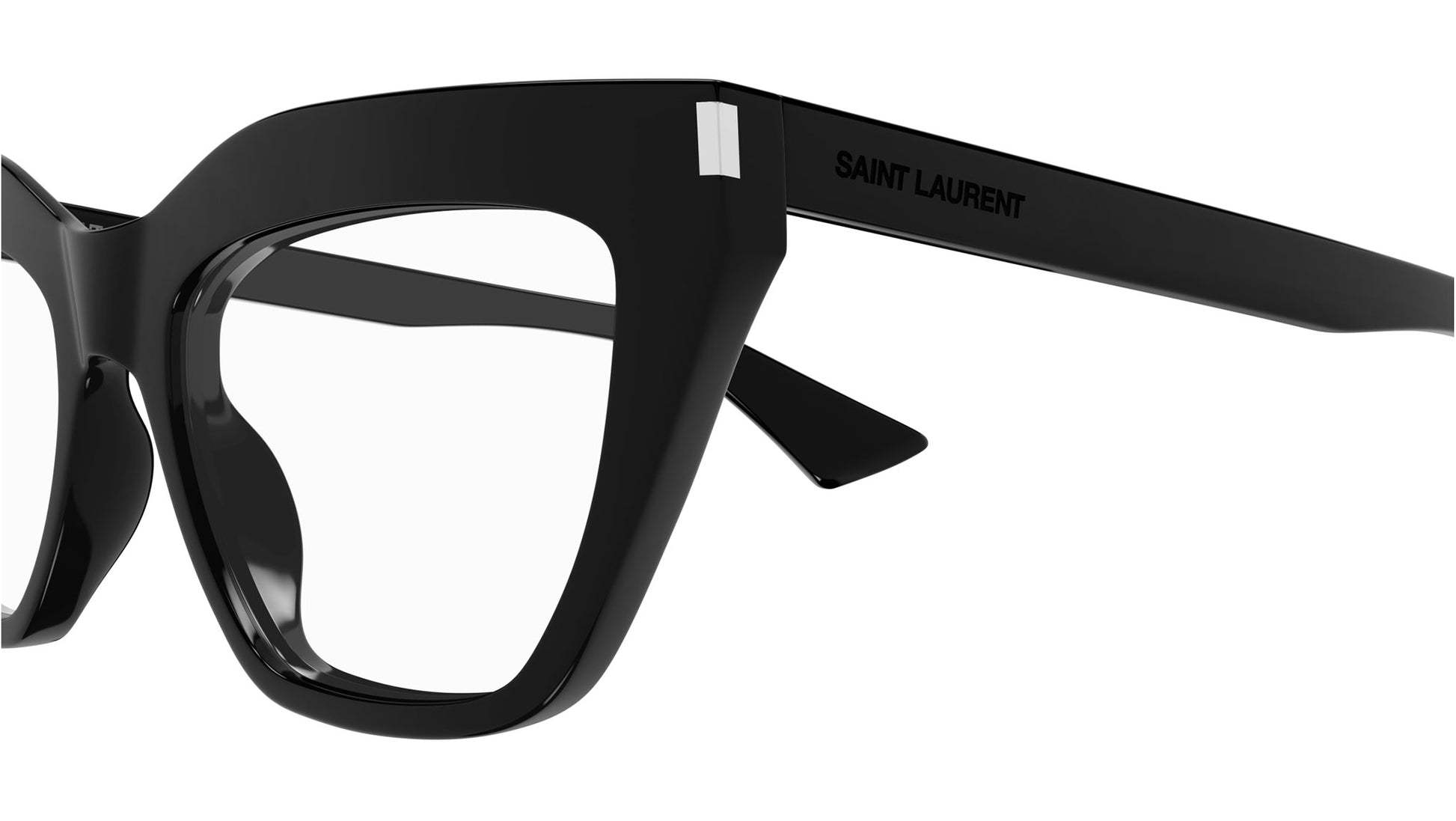Saint Laurent Cat's Eye Glasses In Black