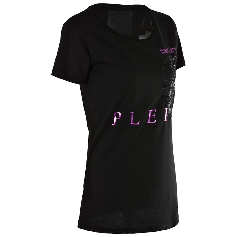 Philipp Plein Logo Details T-shirt In Black