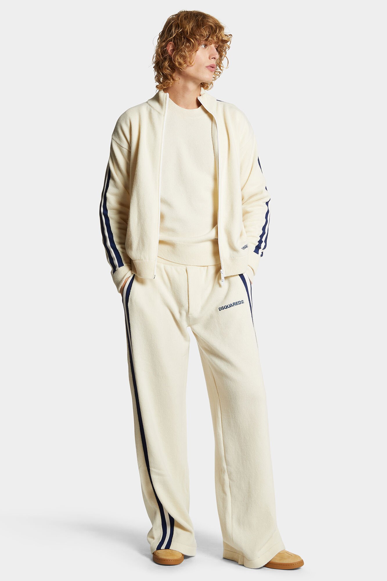 Dsquared2 Jogginghose Mit Logo-stickerei In White
