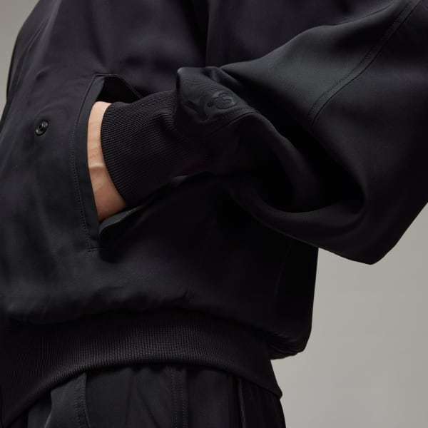 Y-3 DROP-SHOULDER BOMBER JACKET