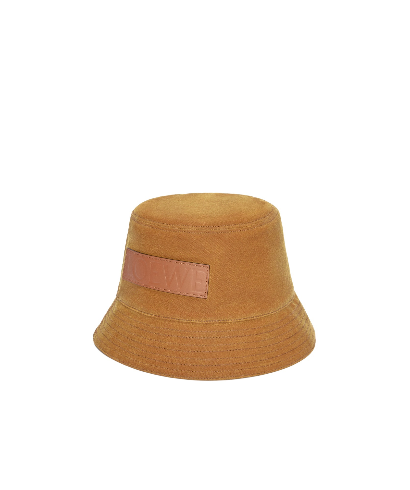 Loewe Logo Marks Fisherman's Hat In Brown