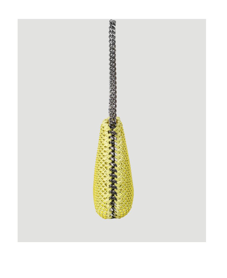 Stella Mccartney Falabella Mini Shoulder Bag In Yellow