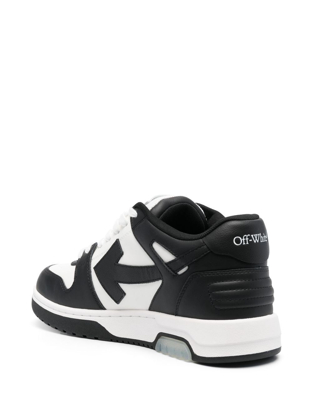 Shop Off-white Out Of Office Lace-up Sneakers In Black