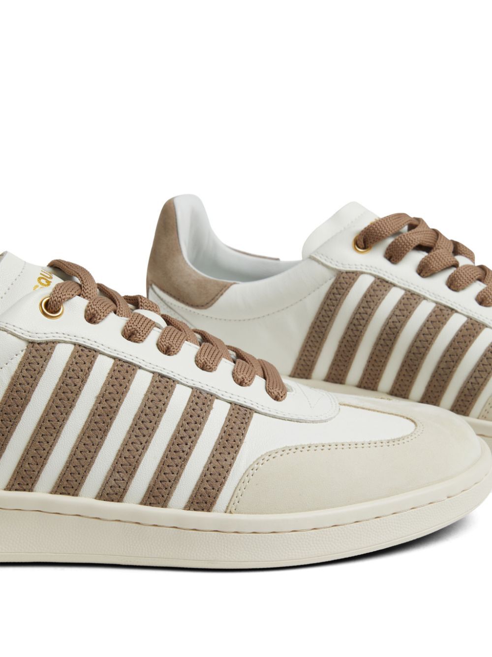 Dsquared2 Boxer Lace-up Sneakers In White