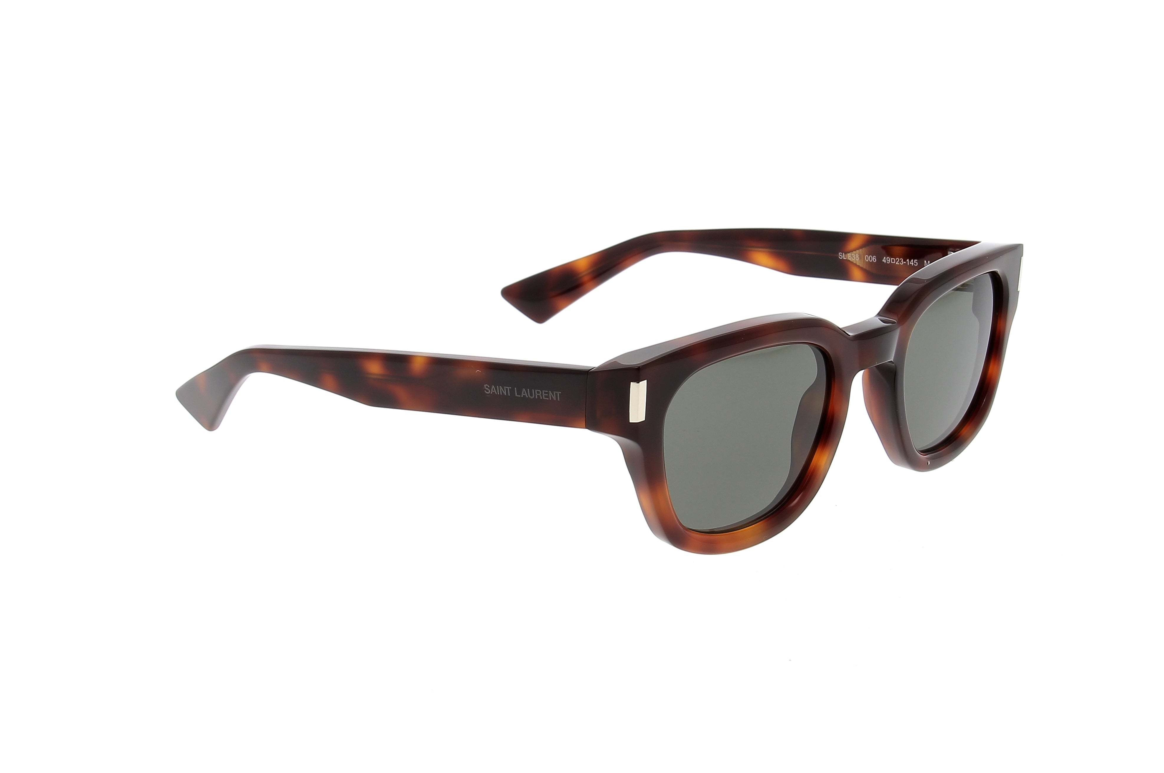 Saint Laurent Eyewear Square Frame Sunglasses In Gray