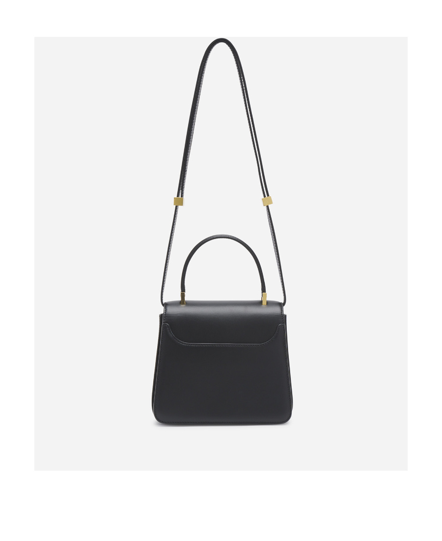 Shop Lanvin Concerto Leather Top-handle Bag In Green