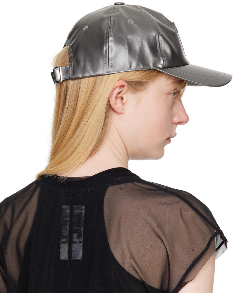 Rick Owens X Champion Baseball Cap In Silver