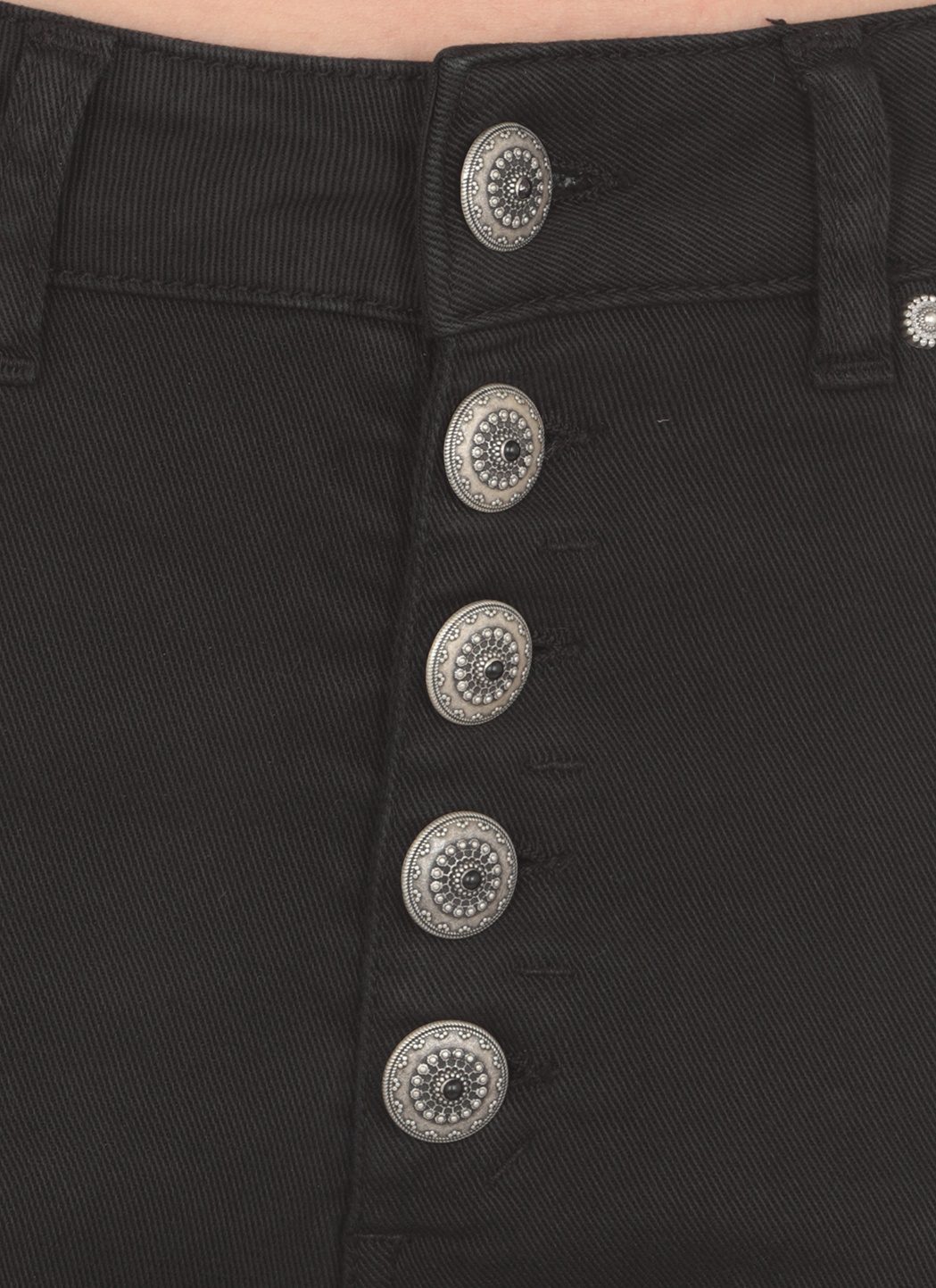 Dondup High-waist Cropped Stretched Jeans In Black