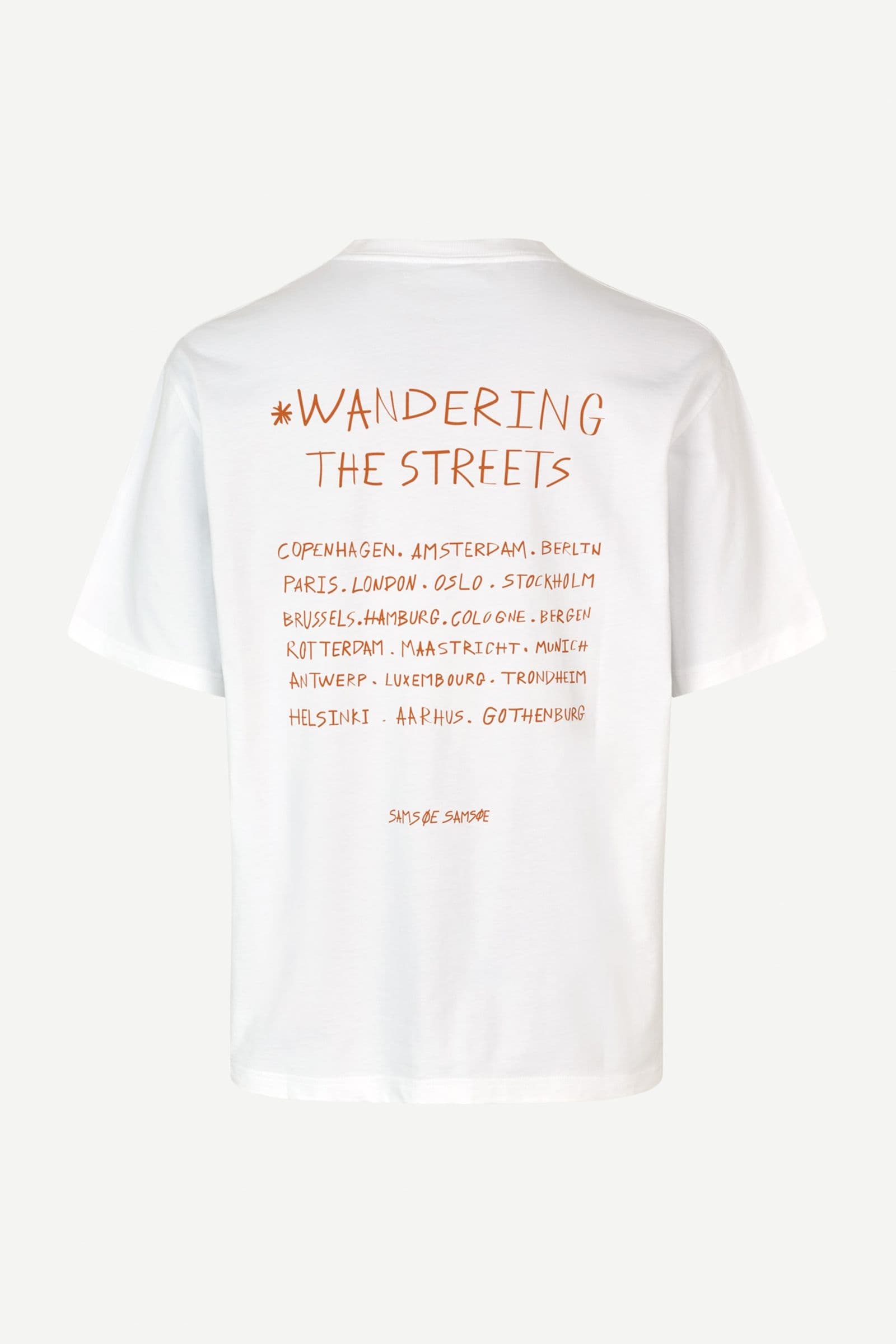 Samsoe & Samsoe Sawandering T-shirt In White