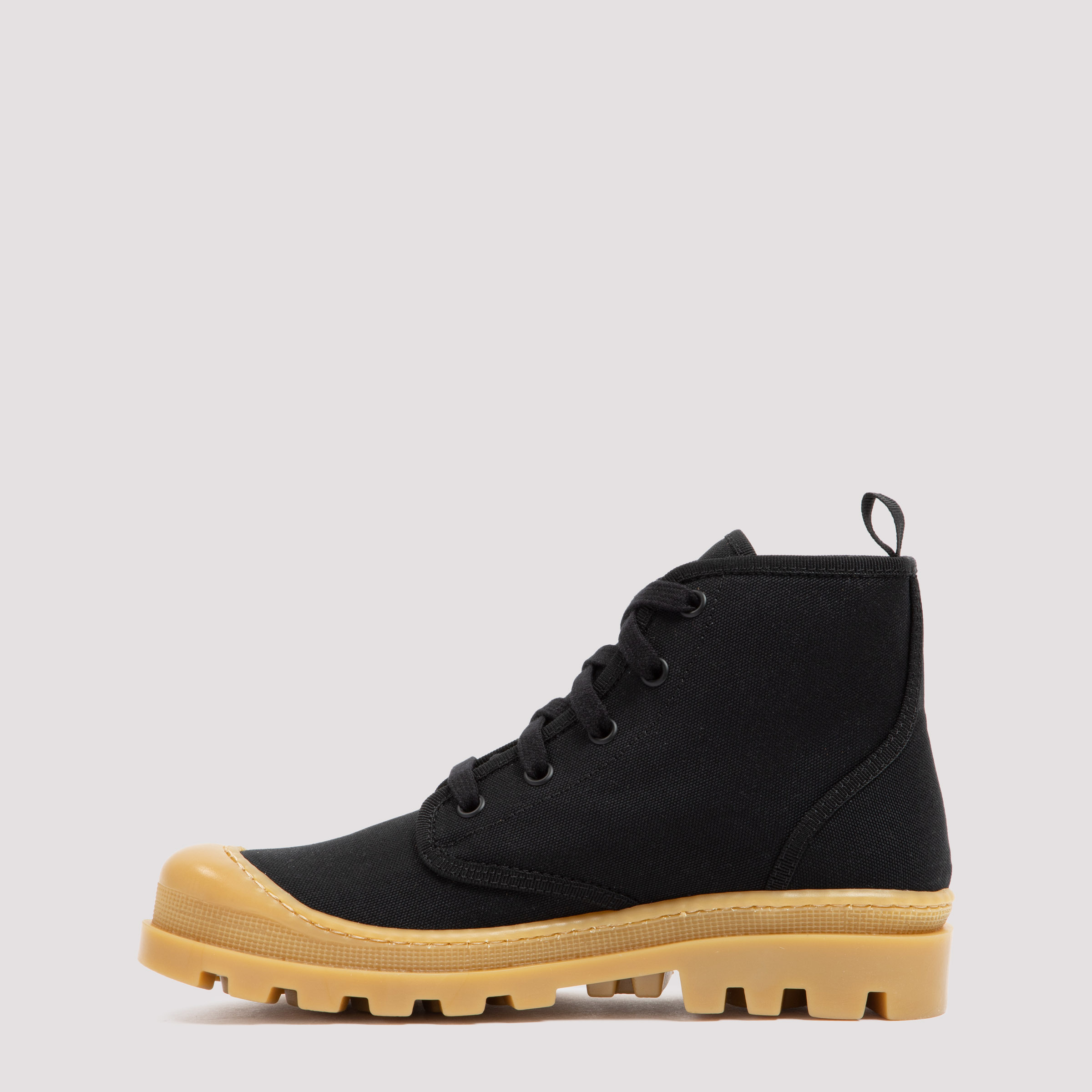 Gia Couture Perni Lace-up Short Boots In Black
