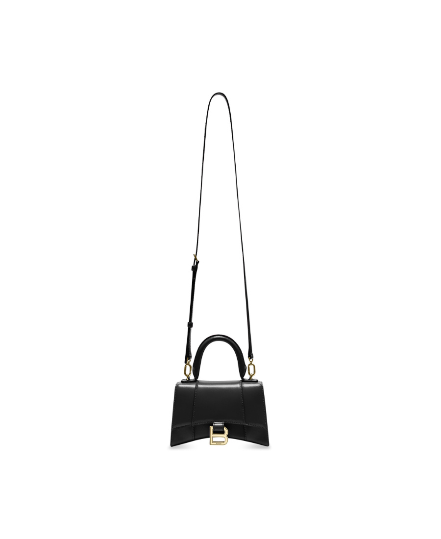 Balenciaga Borsa Hourglass Xs Da Donna In Nero In Black