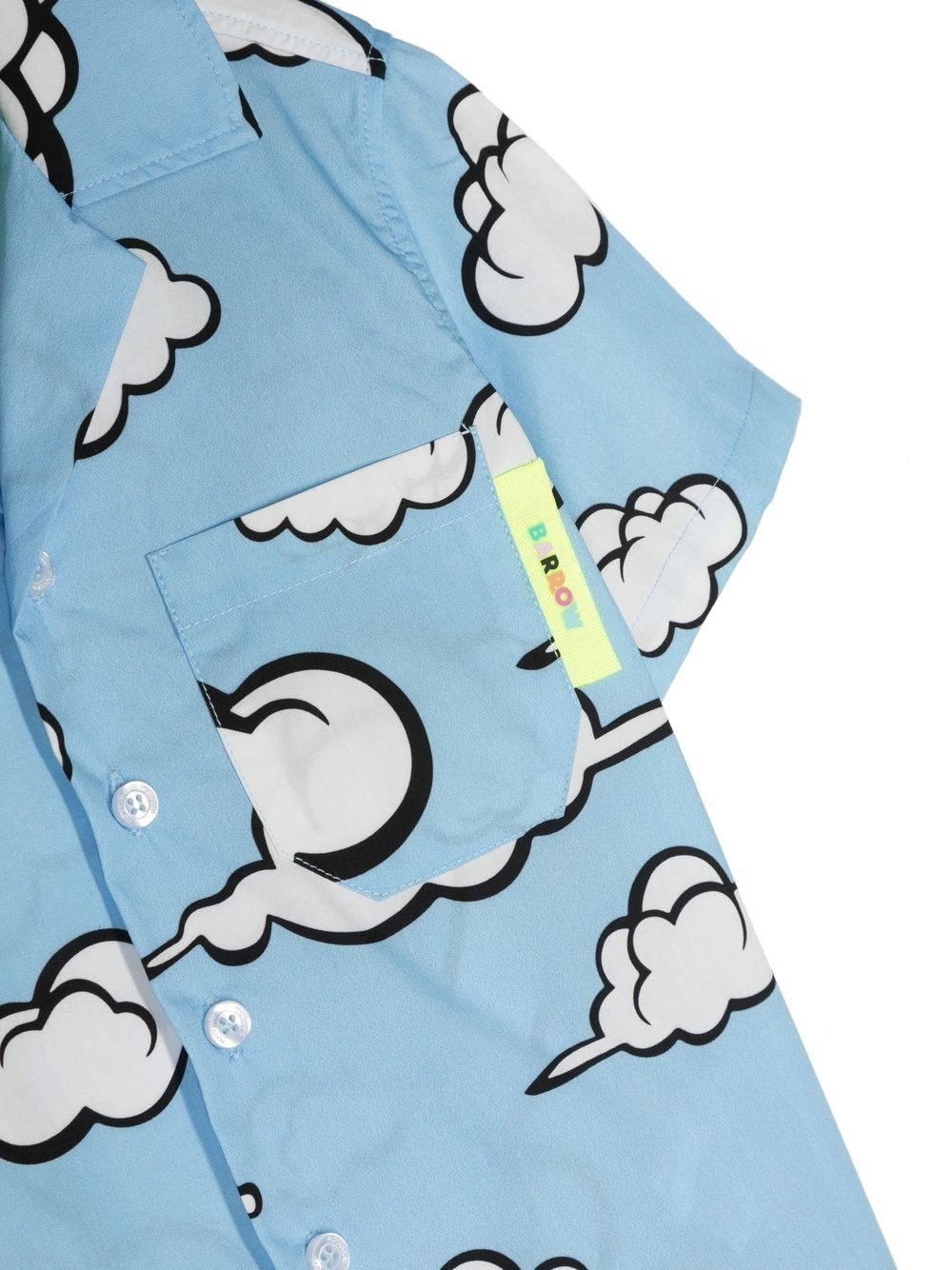 Barrow Cloud Print T-shirt In Blue