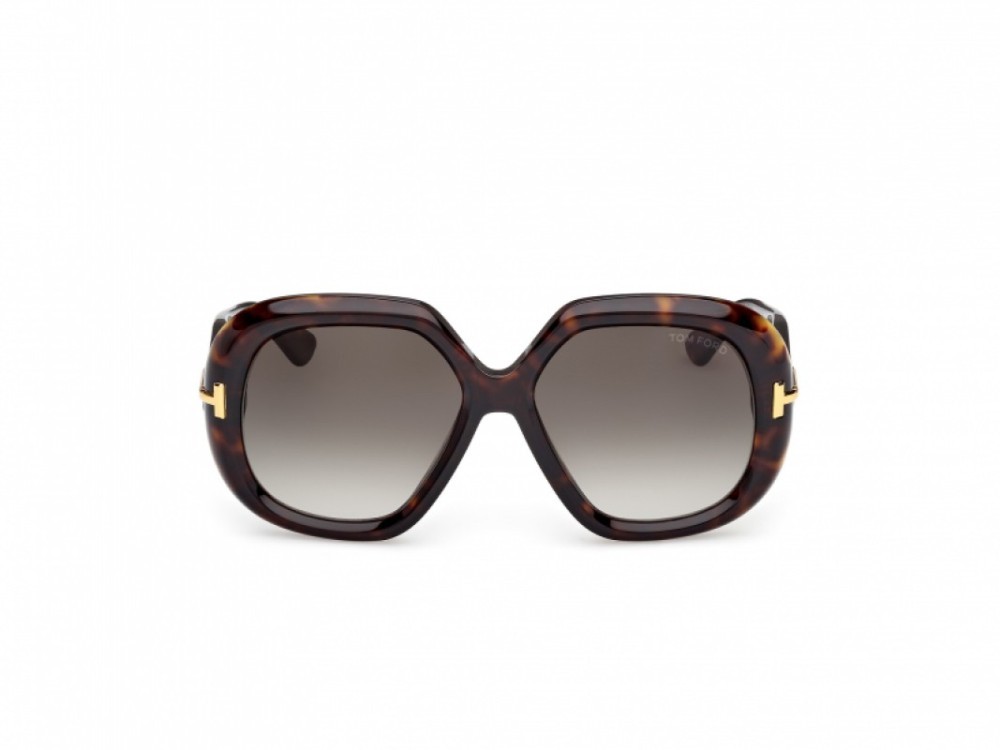Tom Ford Geometric-frame Sunglasses In Gray