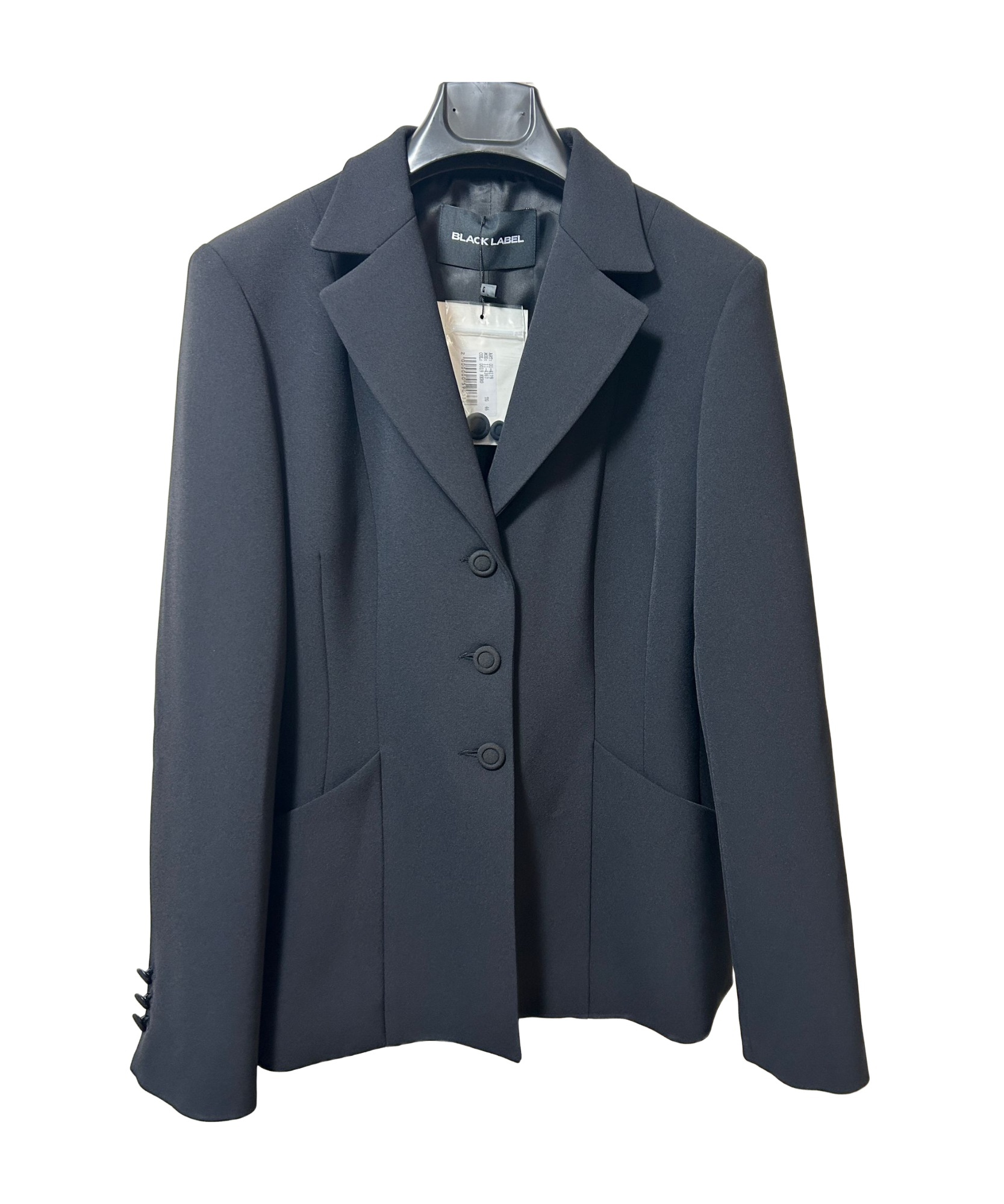 Rundholz Black Label Long-sleeved Suit Coat In Black