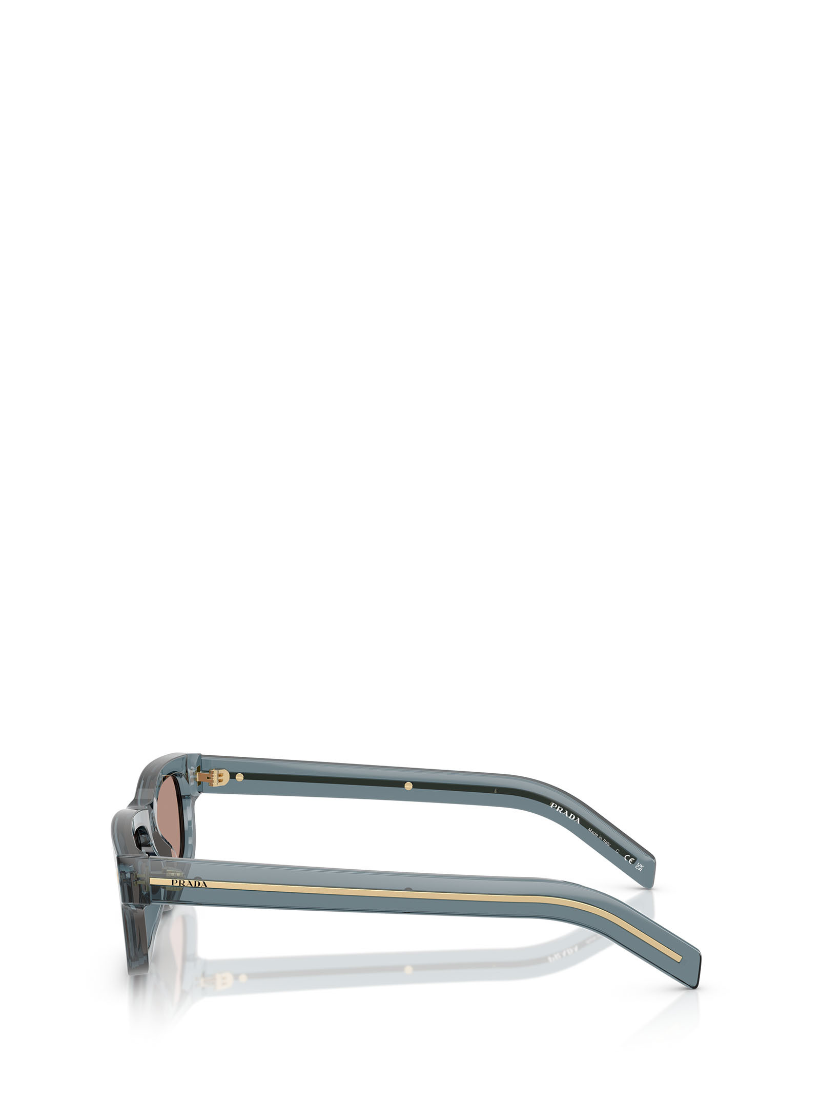 Prada Full Frame Sunglasses In Gray