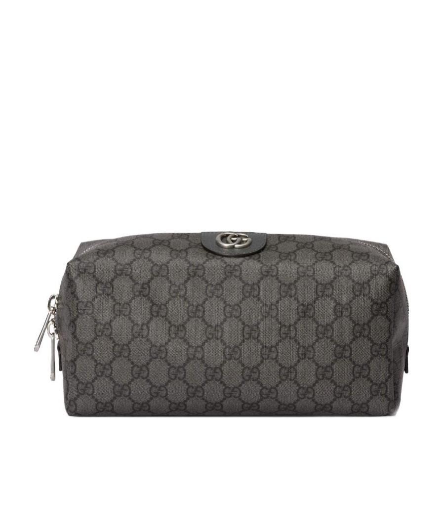 Gucci Ophidia Small Toiletry Case In Gray