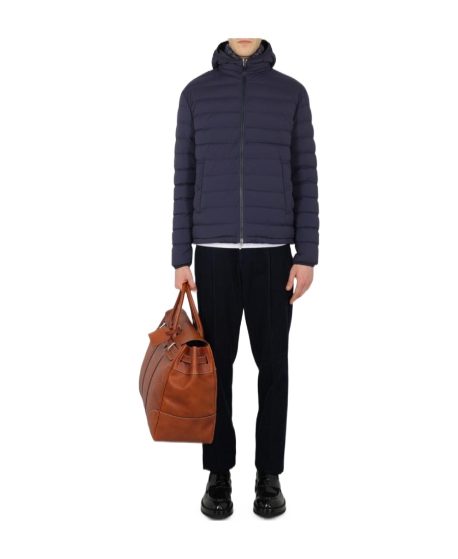 Herno Men's Packable Down Jacket In Black