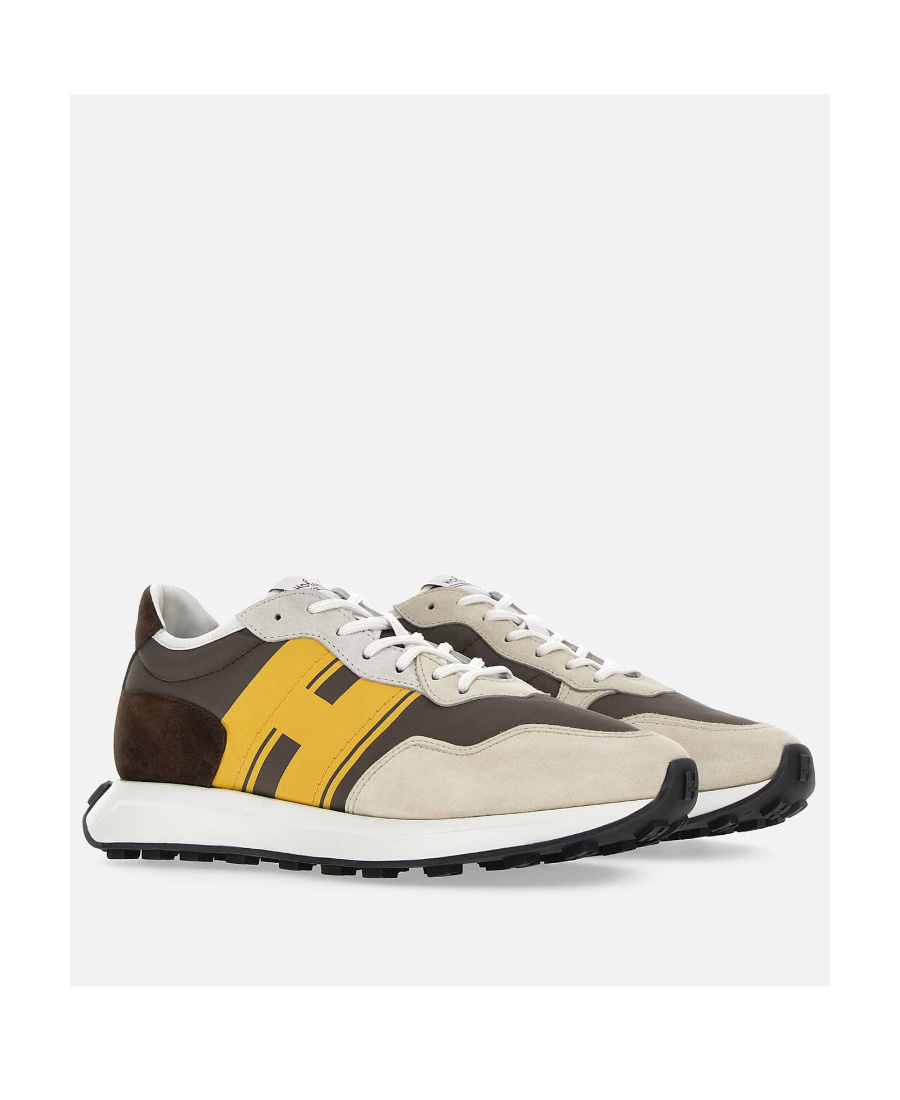 Hogan Sporty Low-top Sneakers In Black