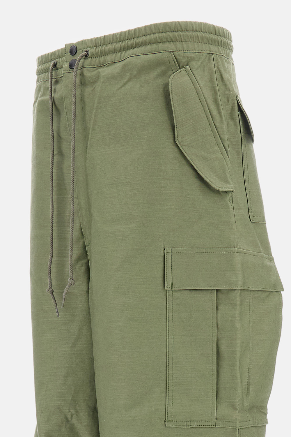 Junya Watanabe Drawstring Cargo Casual Pants In Green