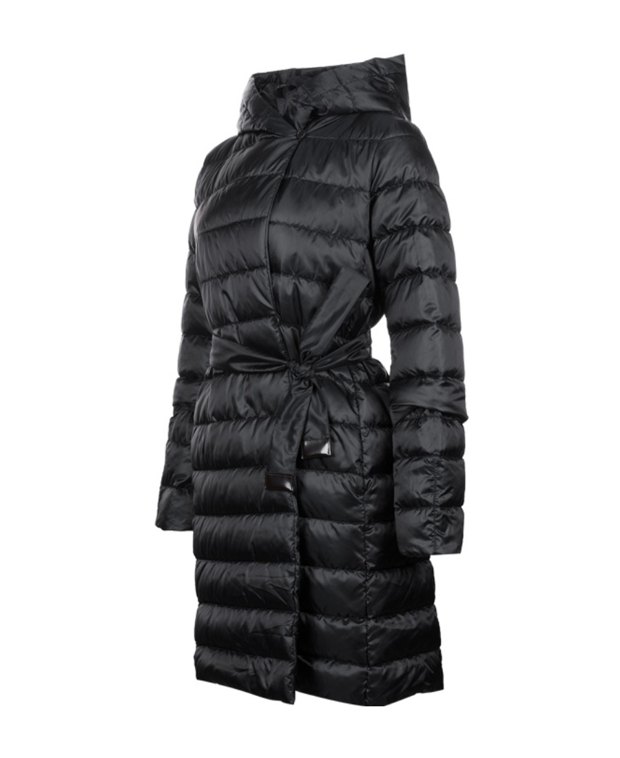 Max Mara Hooded And Sewn Cotton Clothes In Black