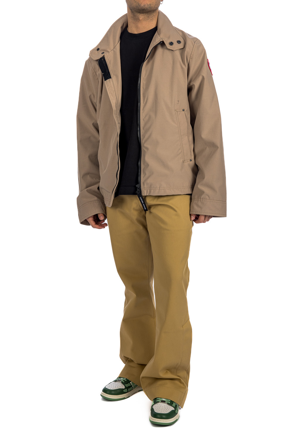 Canada Goose Rosedale Logo-patch Jacket In Nude