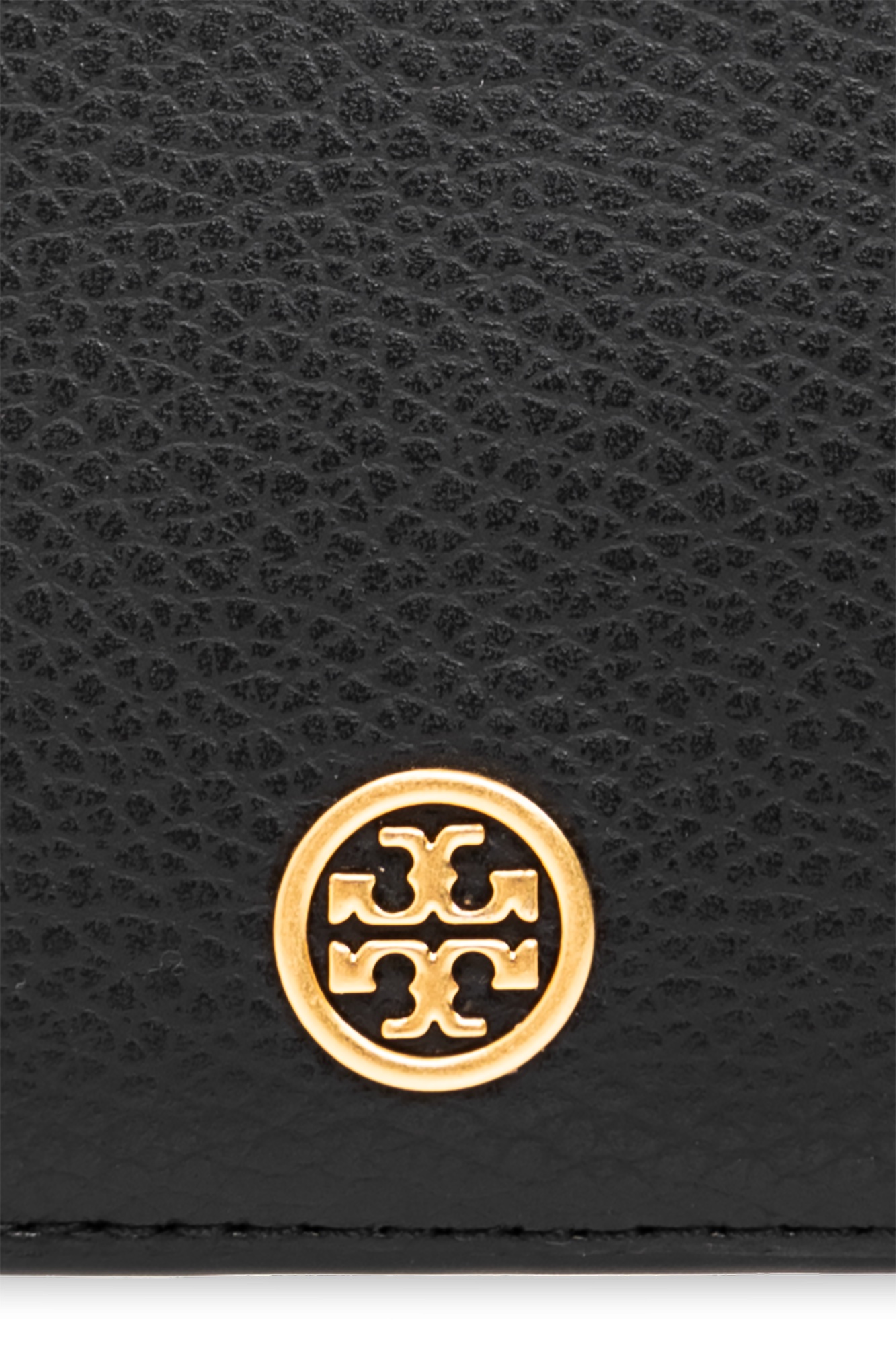Shop Tory Burch Robinson Colour-block Zip-fastening Wallet In Black