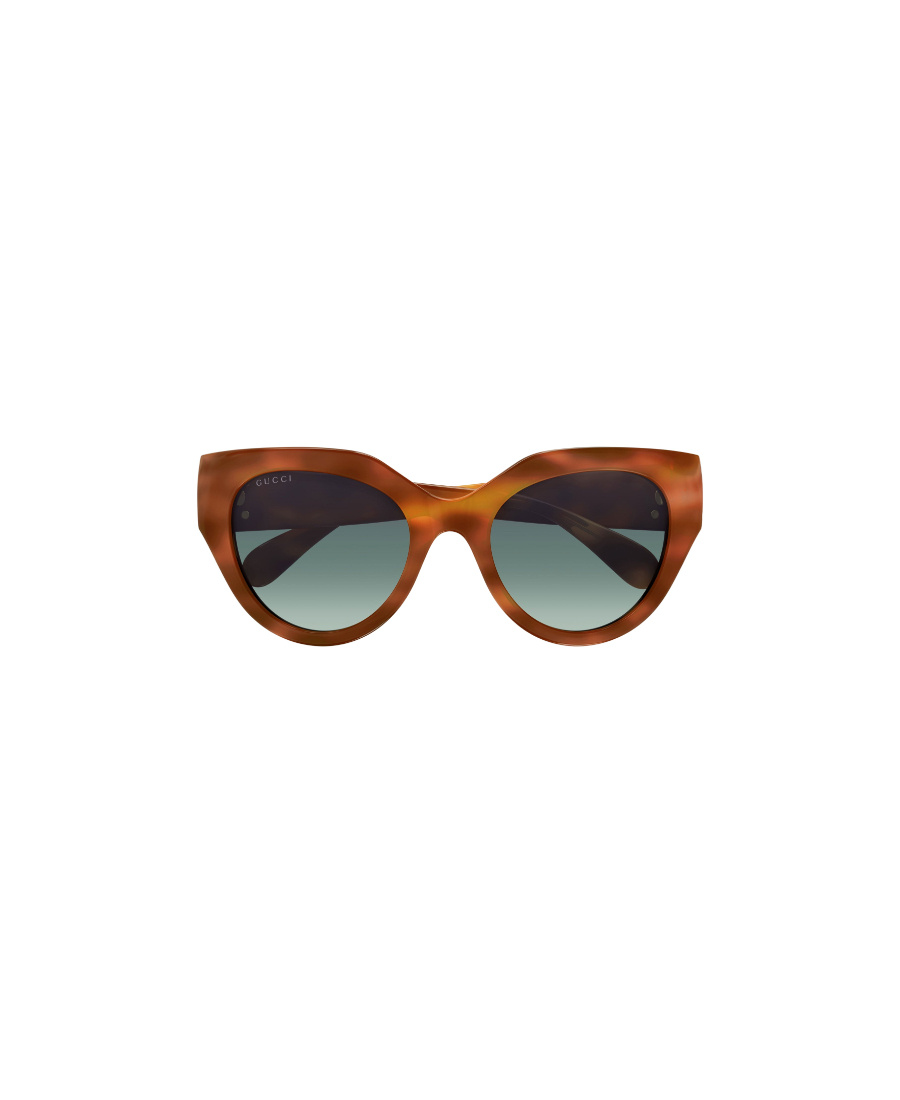 Gucci Eyewear Cat Eye Frame Sunglasses In Brown