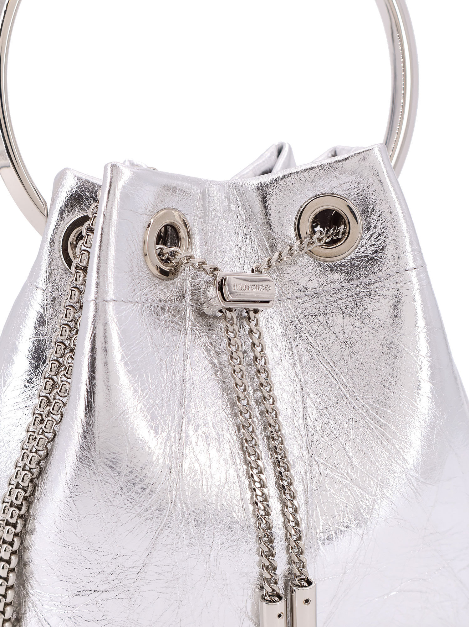 Jimmy Choo Round Handle Leather Handbag