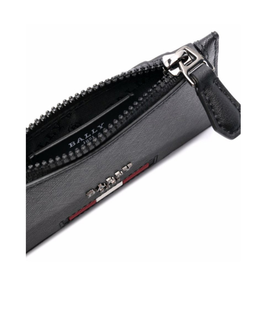 Bally Zipper Card Bag In Black