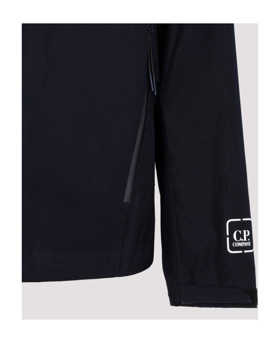 C.p. Company C.p.company Hooded Cotton Jacket In Black