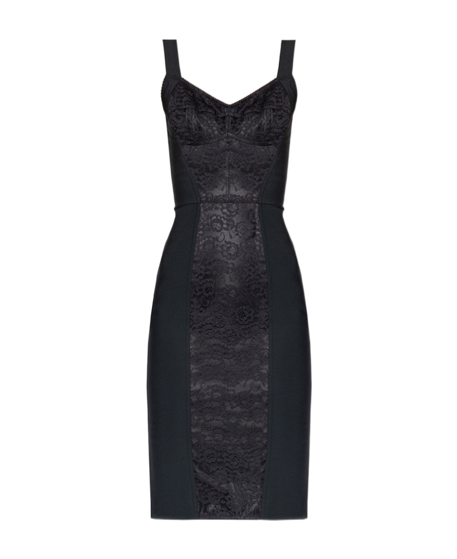 Dolce & Gabbana Mini Dress In Black