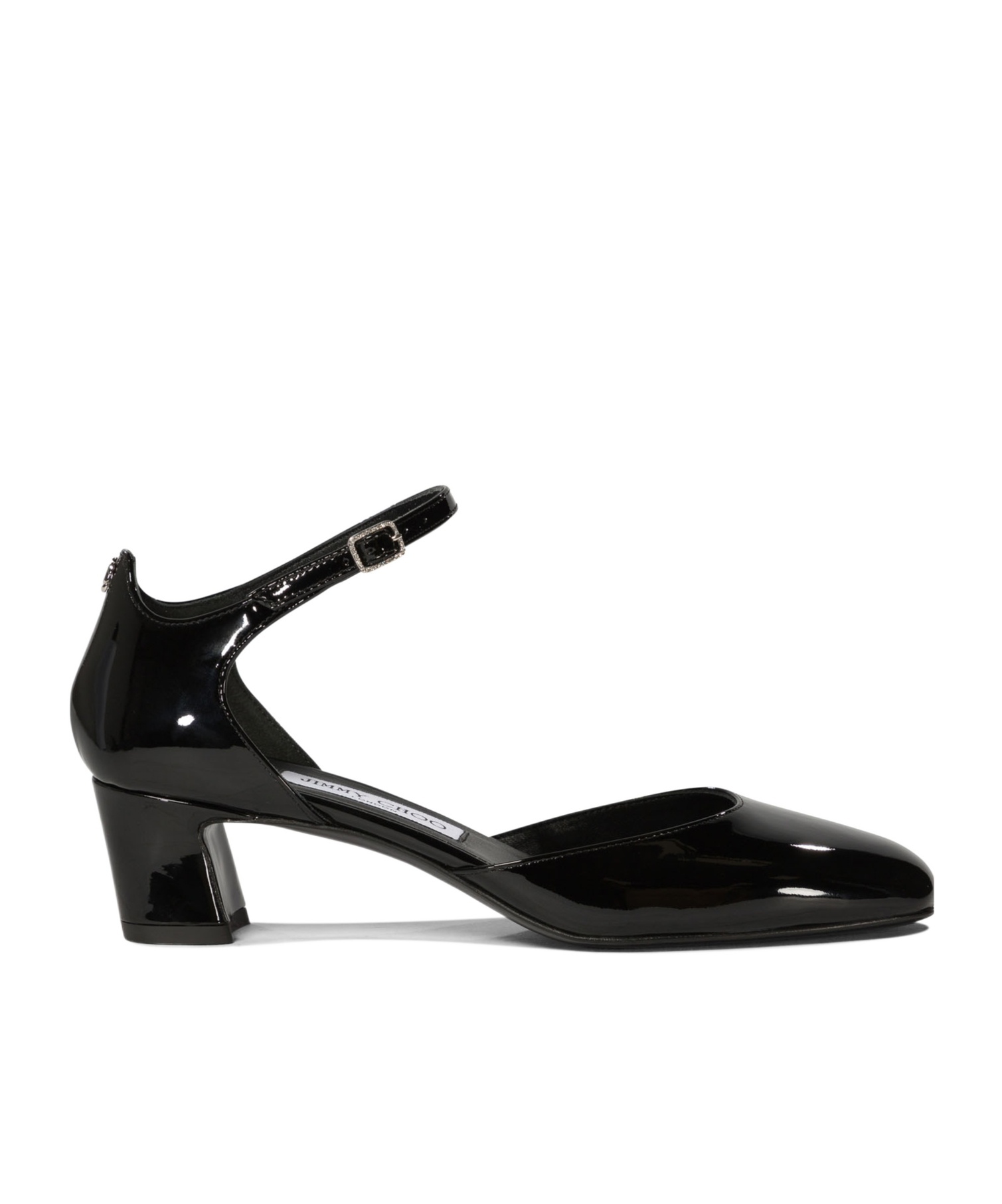 Jimmy Choo Pixie Mary Jane Block-heel Shoes In Black