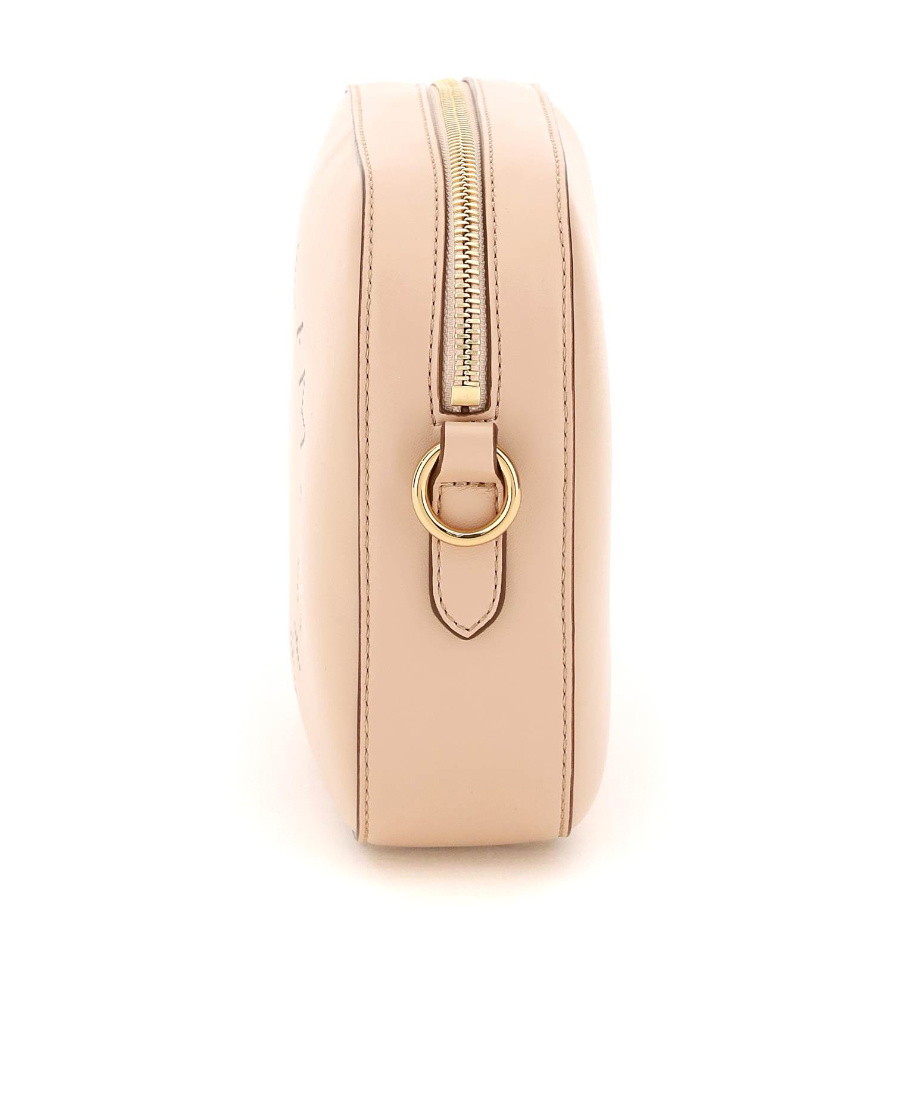 Stella Mccartney Blush Pink Faux Leather Crossbody Bag In Nude