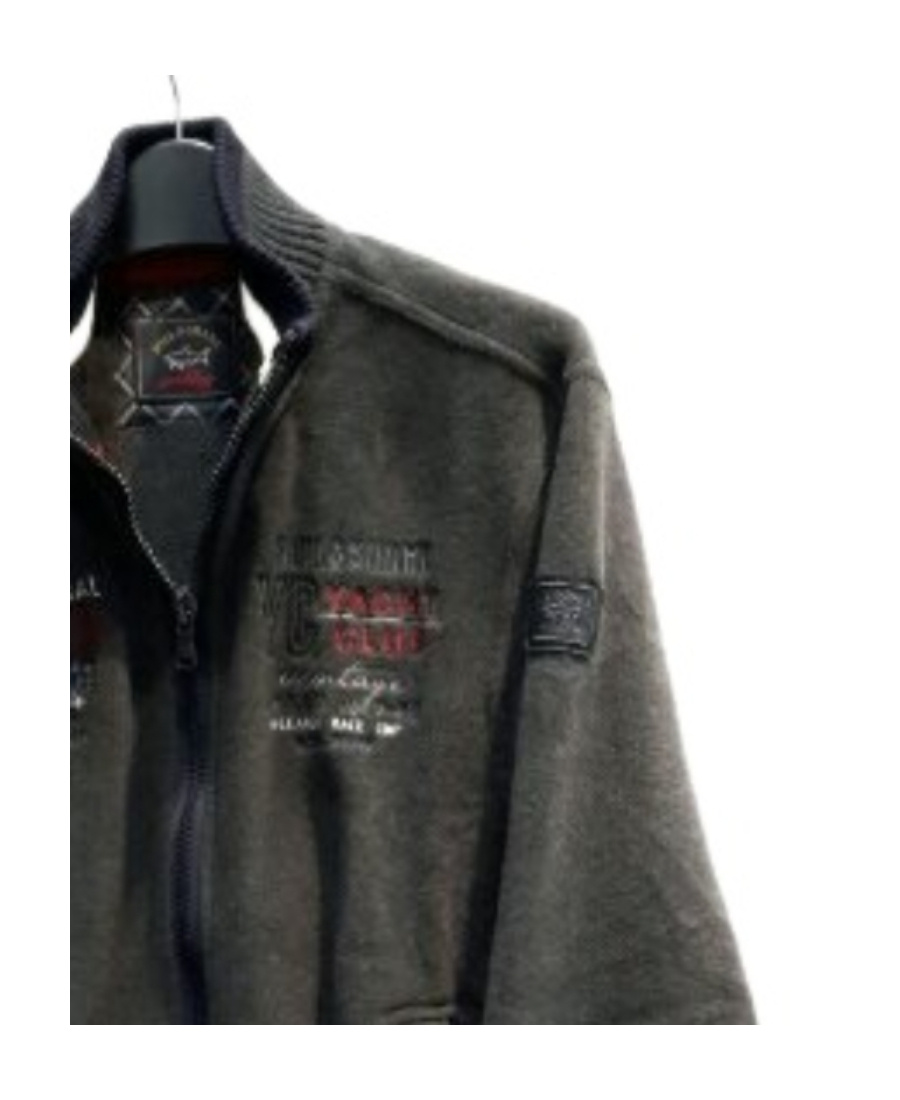 Paul & Shark Zipper Casual Jacket In Black