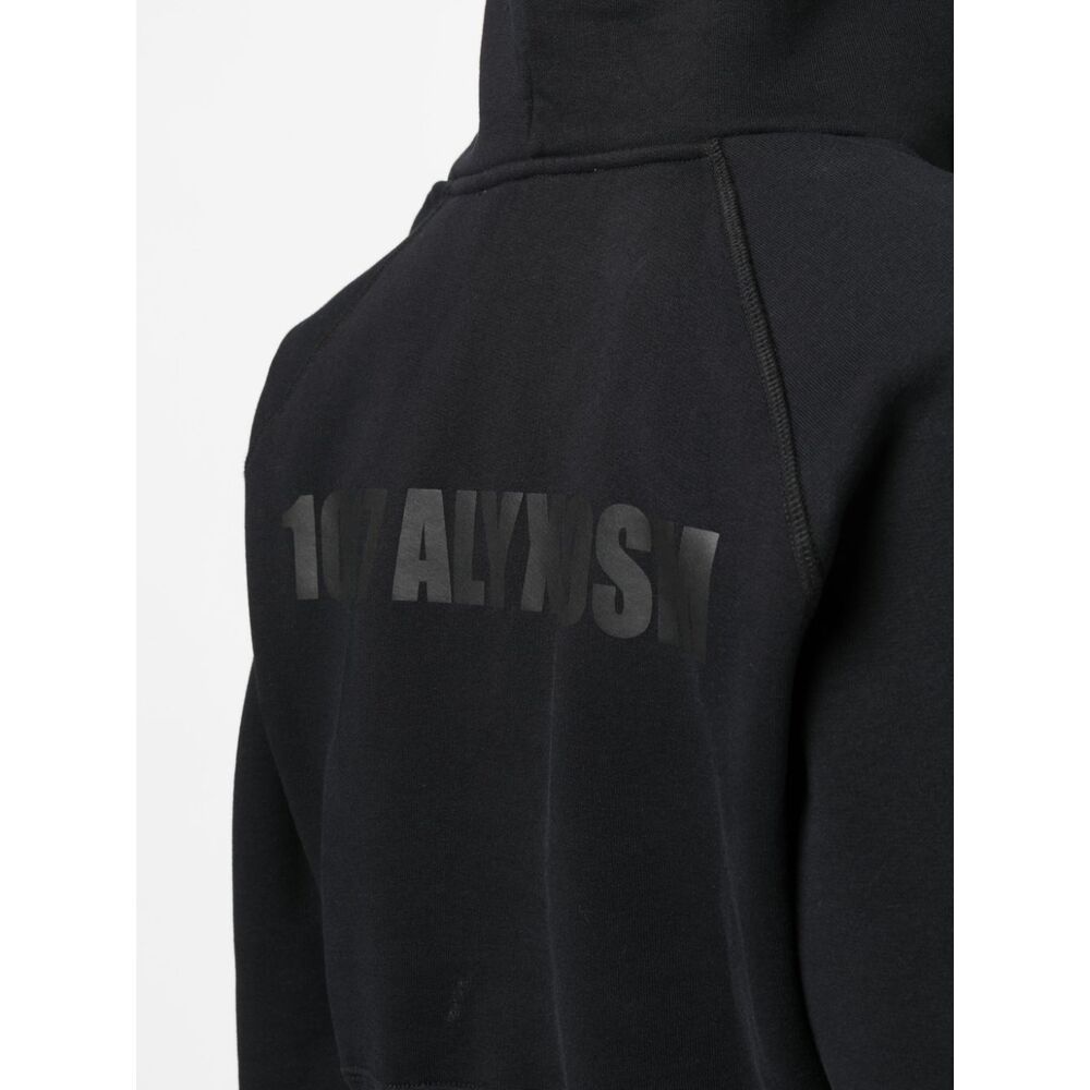 ALYX 1017 ALYX 9SM LOGO PRINTED CROPPED HOODIE