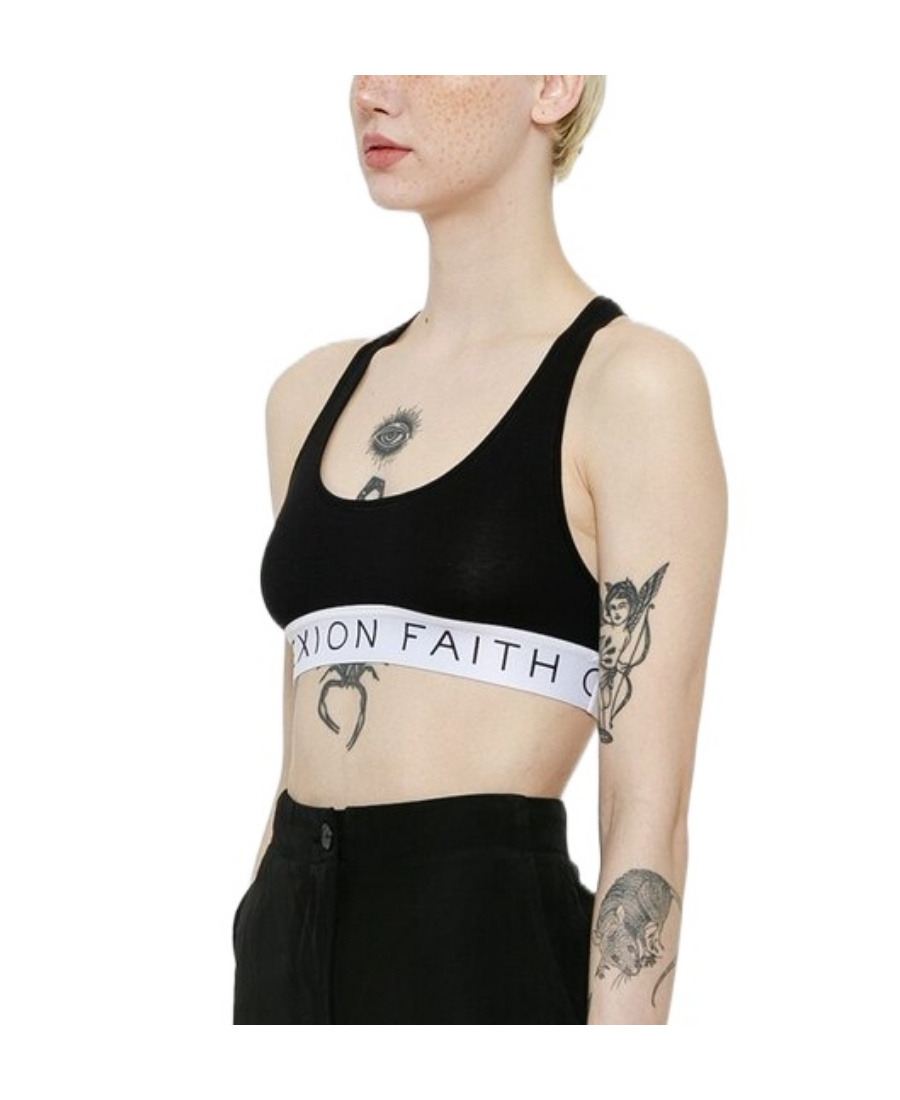 FAITH CONNEXION LOGO-TAPE RACERBACK VEST 