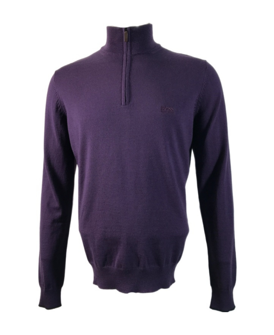 HUGO BOSS VERTICAL COLLAR SWEATER