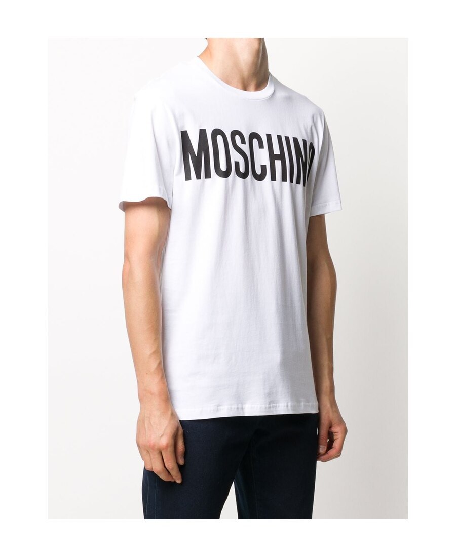 Moschino Crew Neck Short Sleeves T-shirts In White