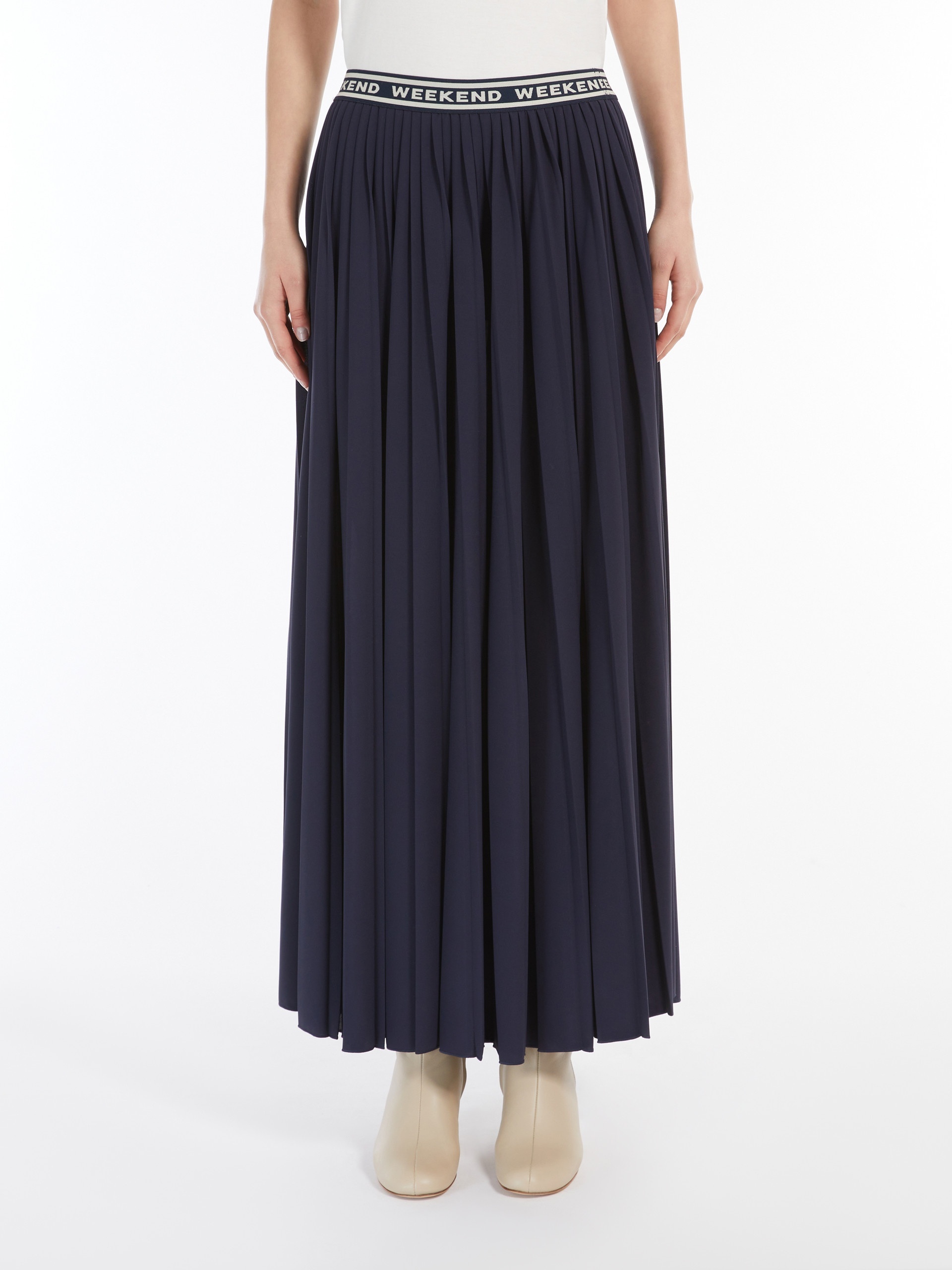Weekend Max Mara Pleated Skirts In Black