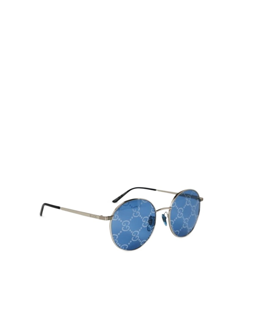 Gucci Logo Sunglasses In Blue