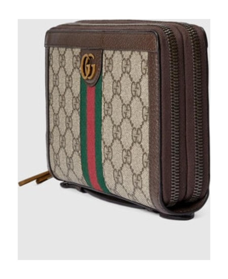 Gucci Ophidia Gg Travel Case In Nude