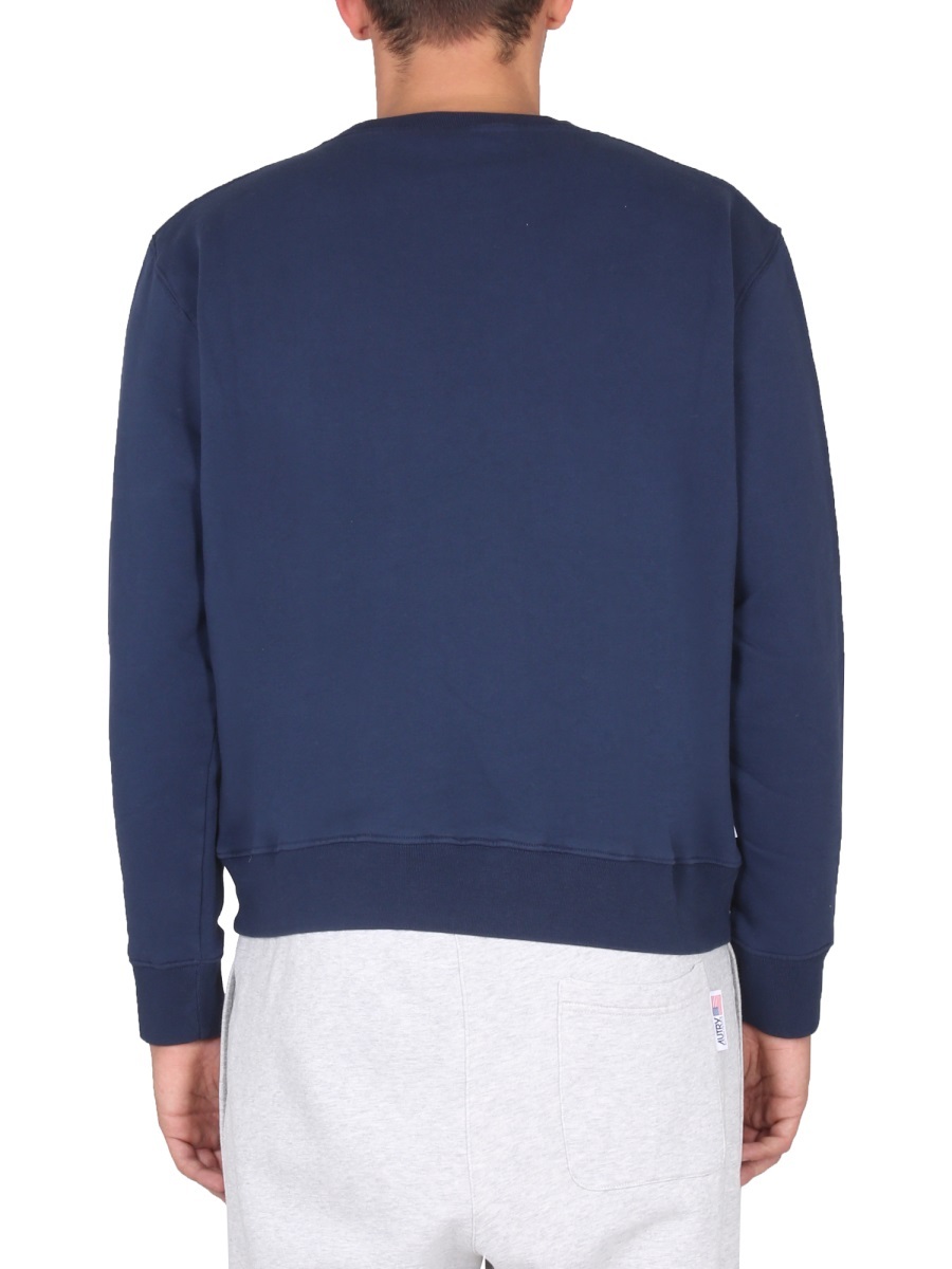 Shop Autry Long-sleeved Sweater In Blue