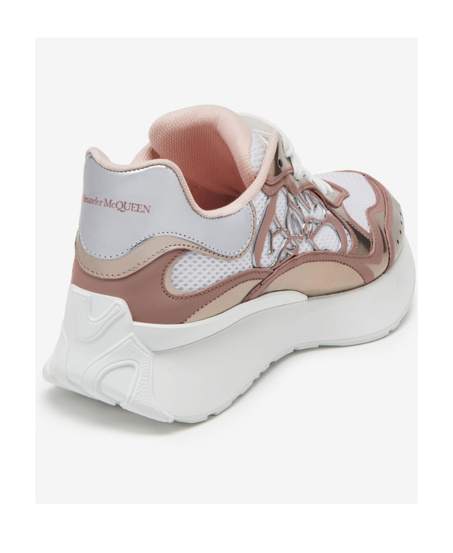 Alexander Mcqueen Sprint Runner Panelled Sneakers In Brown