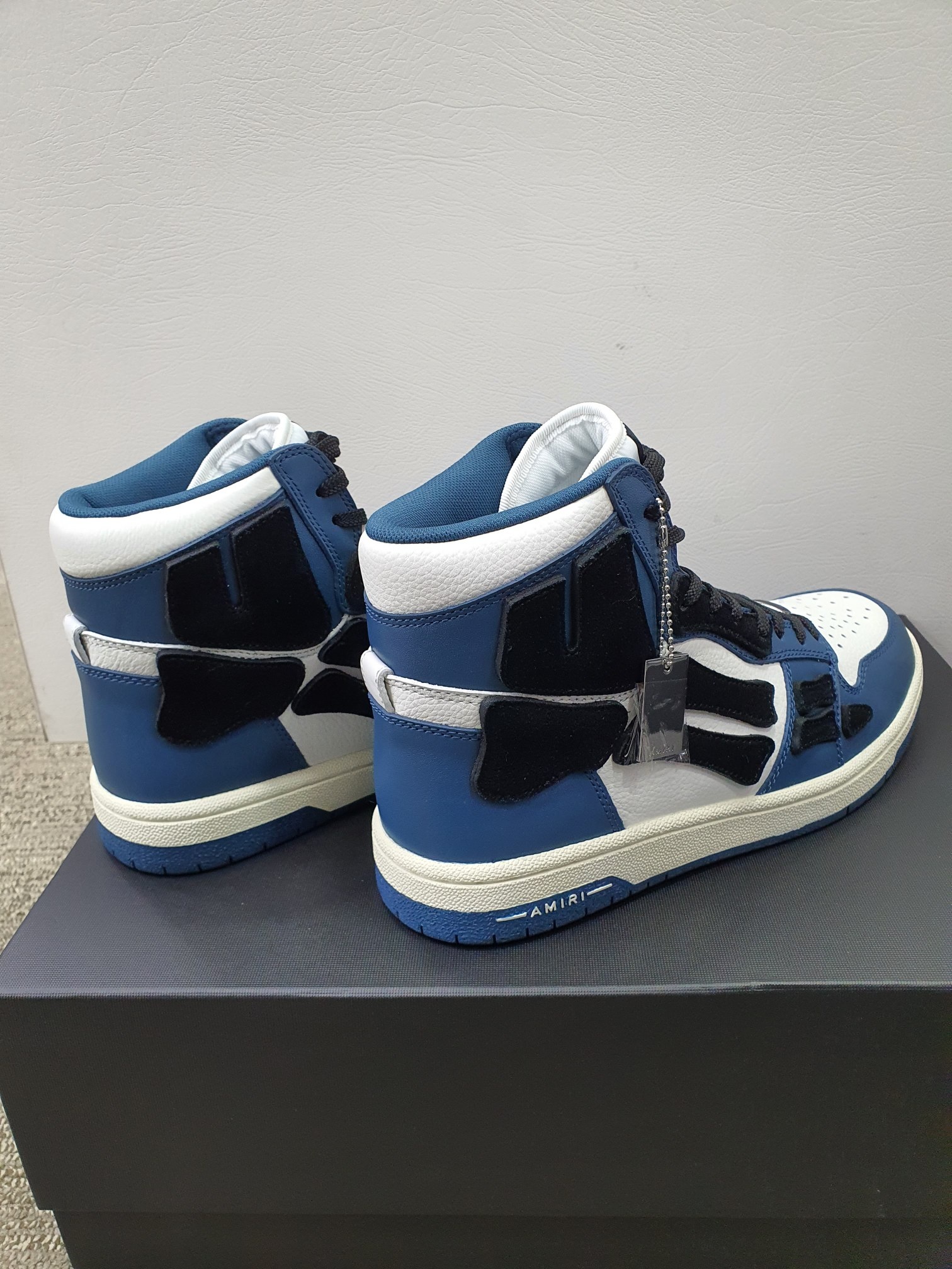 Amiri Logo High-top Leisure Sports Shoes In Multicolor