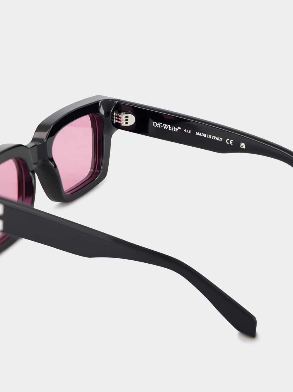 Off-white Virgil Rectangular Sunglasses In Pink